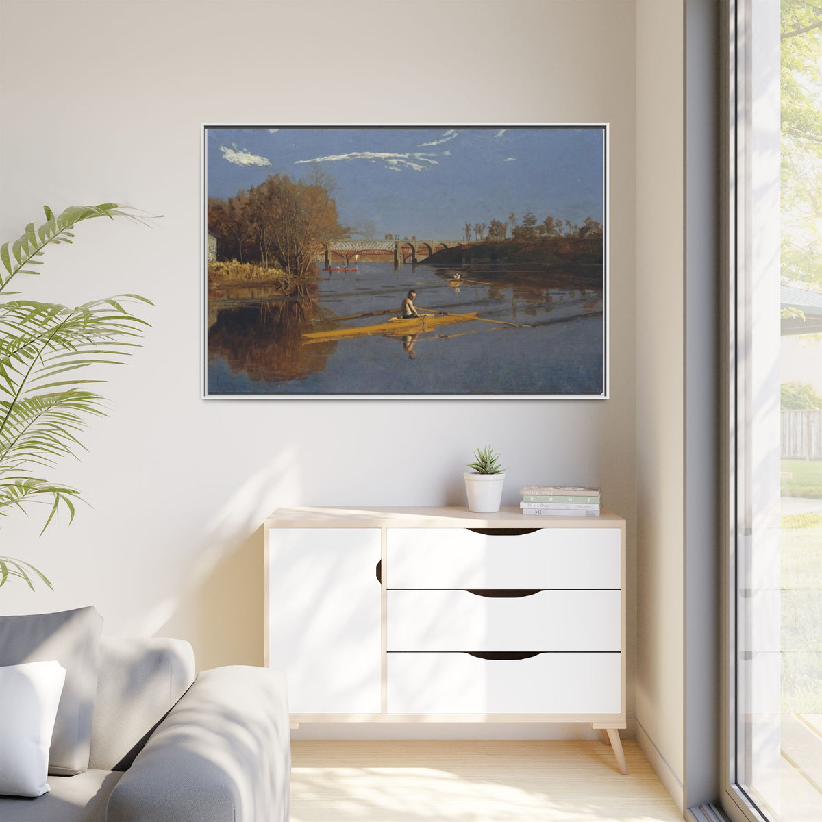 Matte Canvas, Framed (Multi-color)