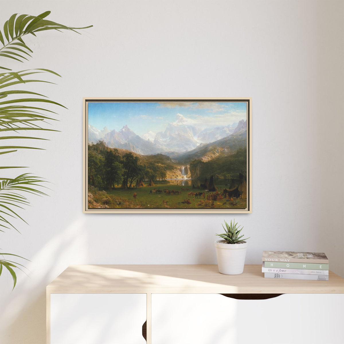 Matte Canvas, Framed (Multi-color)