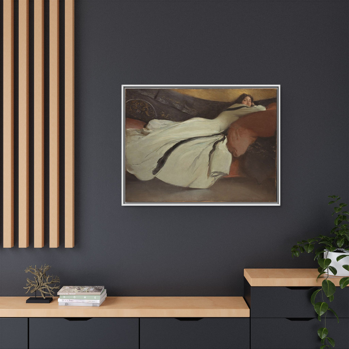 Matte Canvas, Framed (Multi-color)