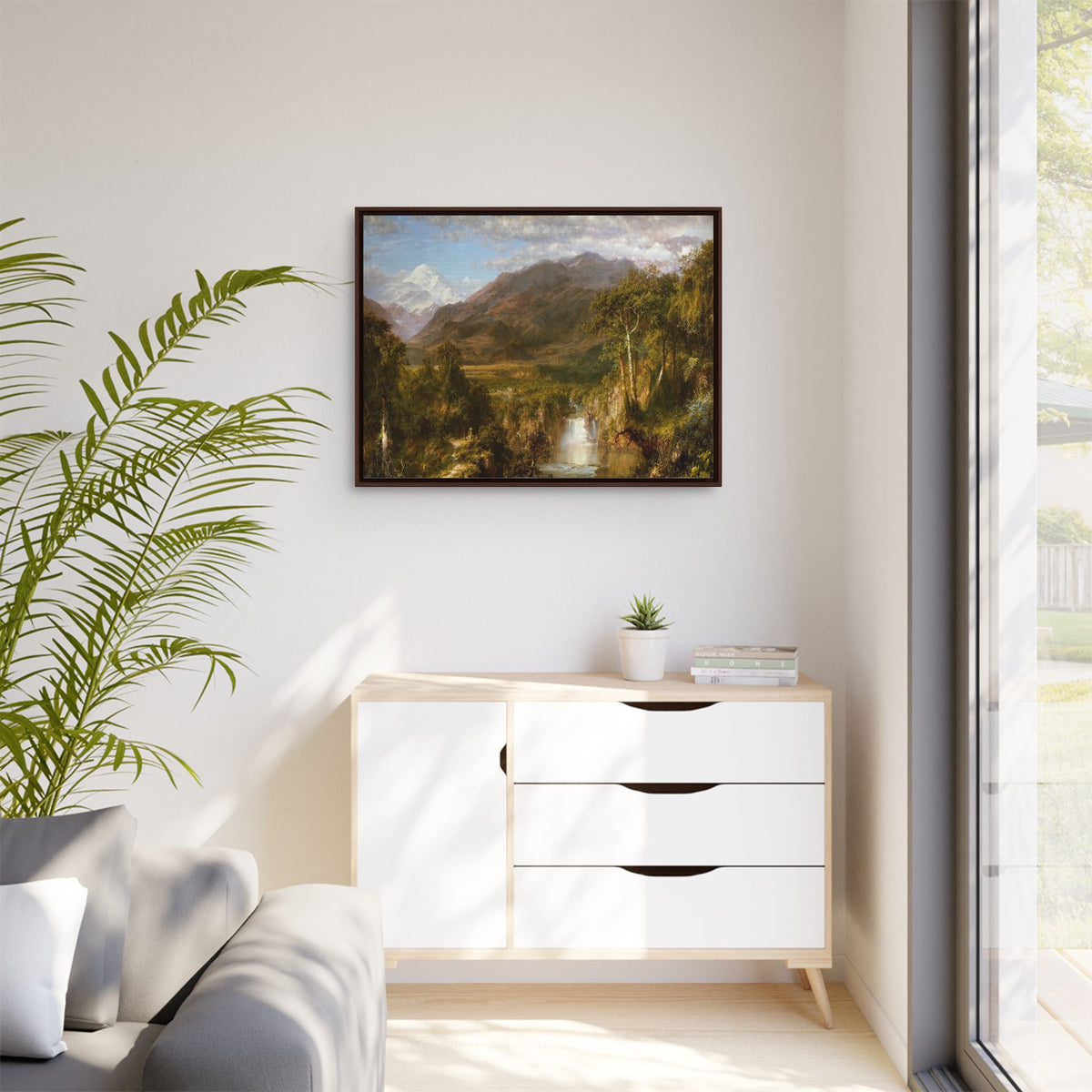 Matte Canvas, Framed (Multi-color)