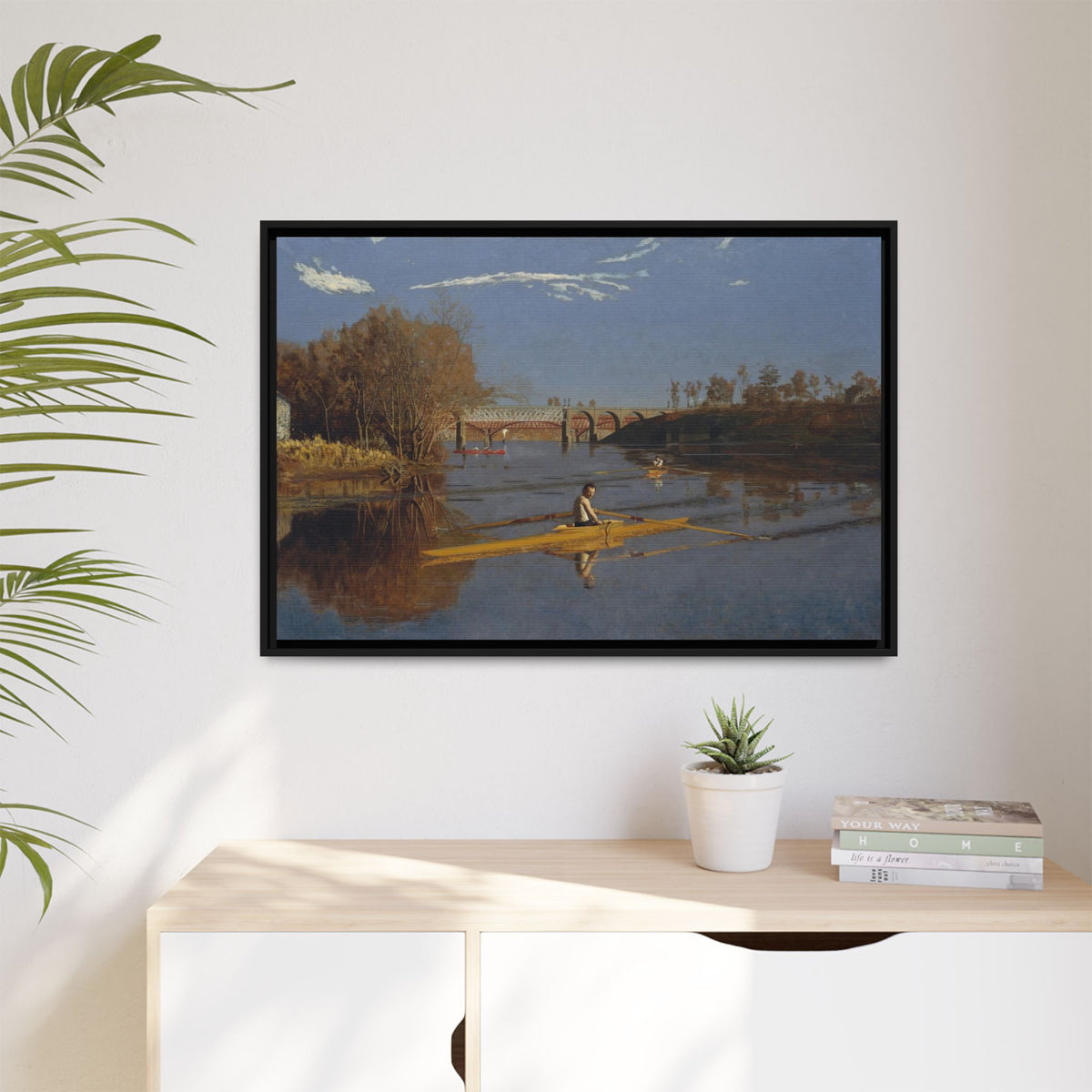 Matte Canvas, Framed (Multi-color)