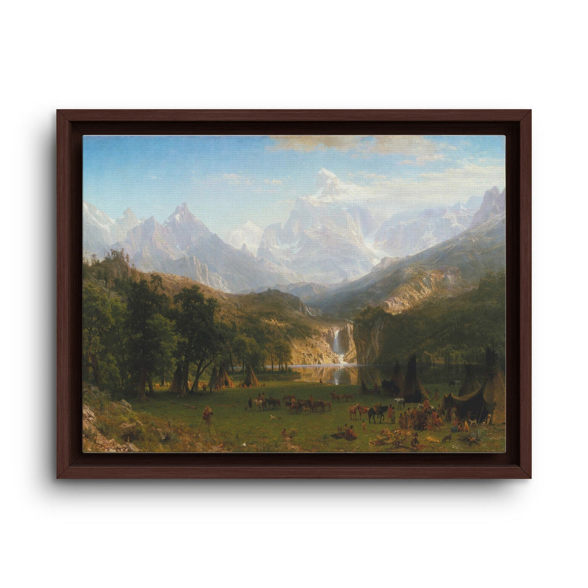 Matte Canvas, Framed (Multi-color)