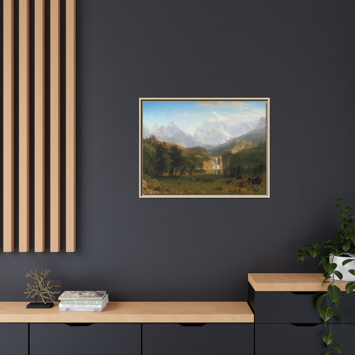 Matte Canvas, Framed (Multi-color)