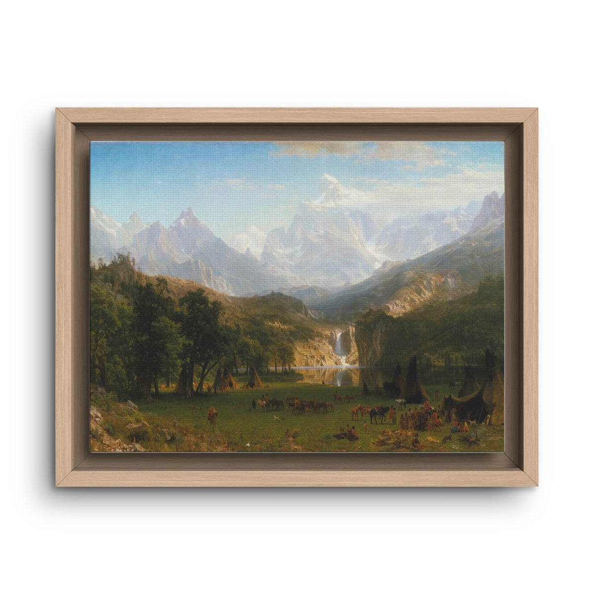 Matte Canvas, Framed (Multi-color)