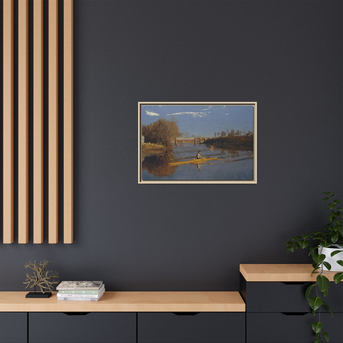 Matte Canvas, Framed (Multi-color)