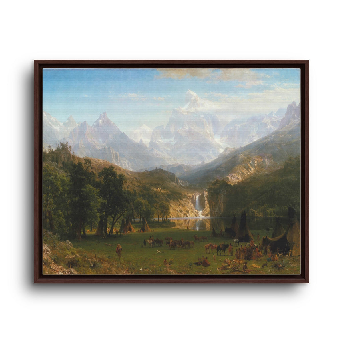 Matte Canvas, Framed (Multi-color)