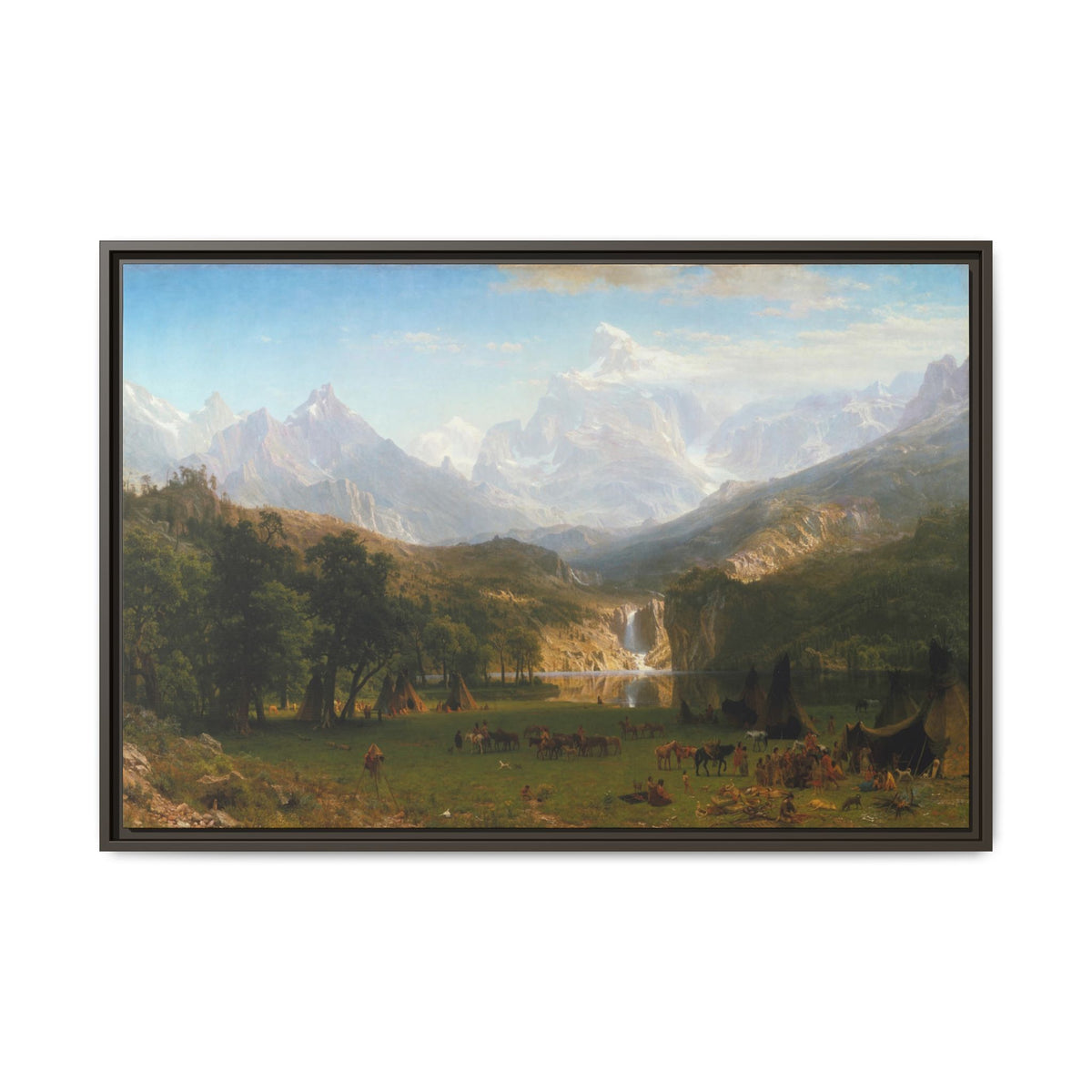 Matte Canvas, Framed (Multi-color)