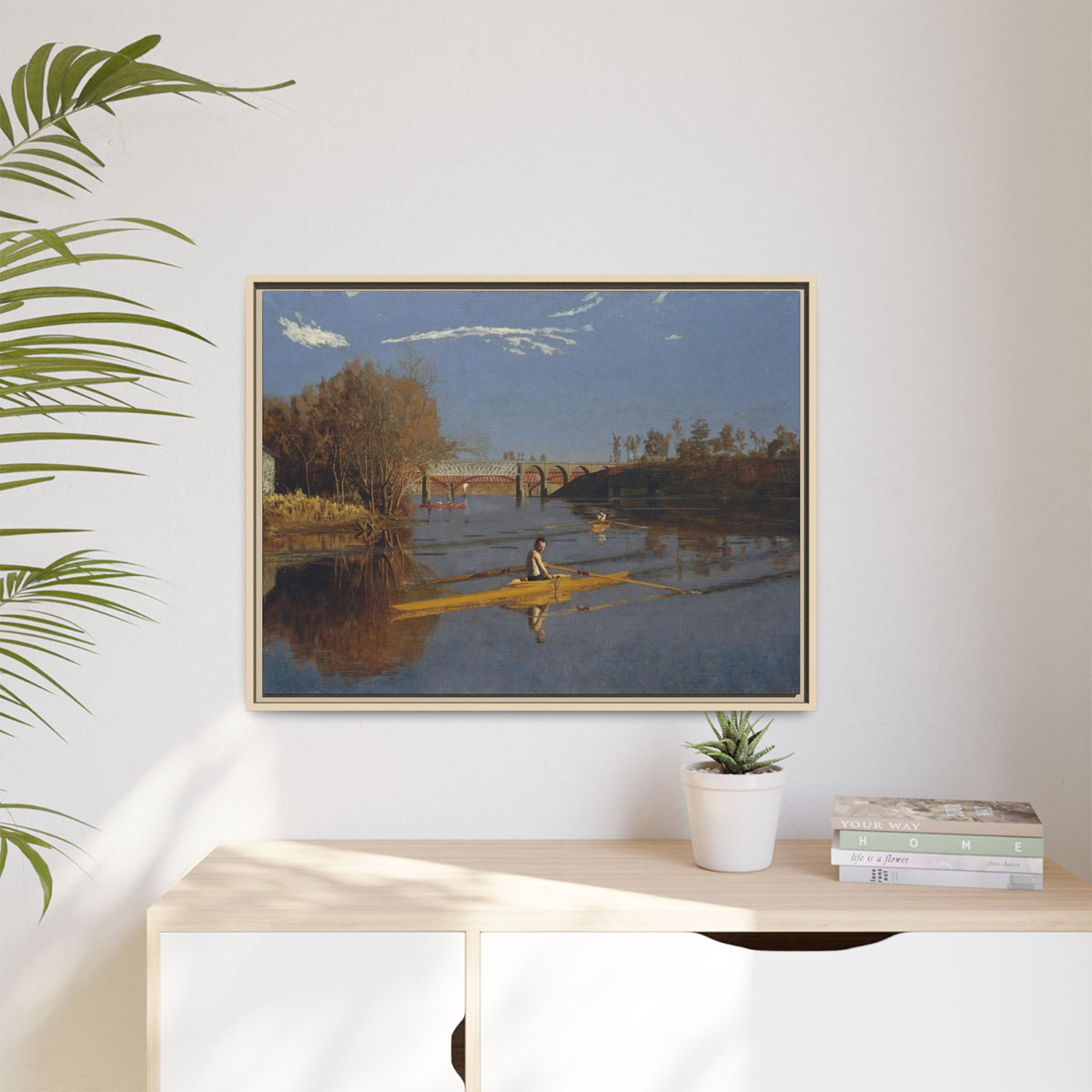 Matte Canvas, Framed (Multi-color)