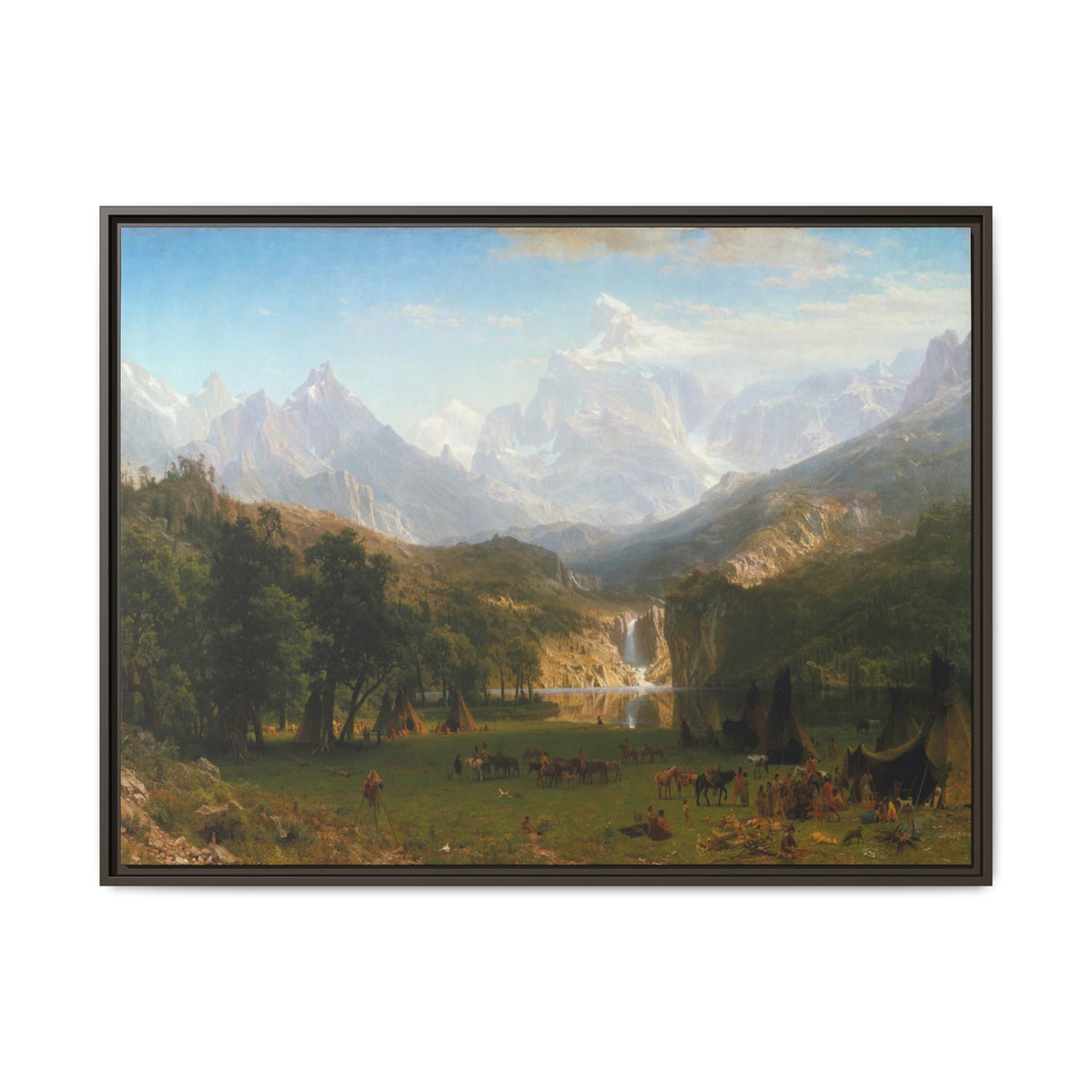 Matte Canvas, Framed (Multi-color)