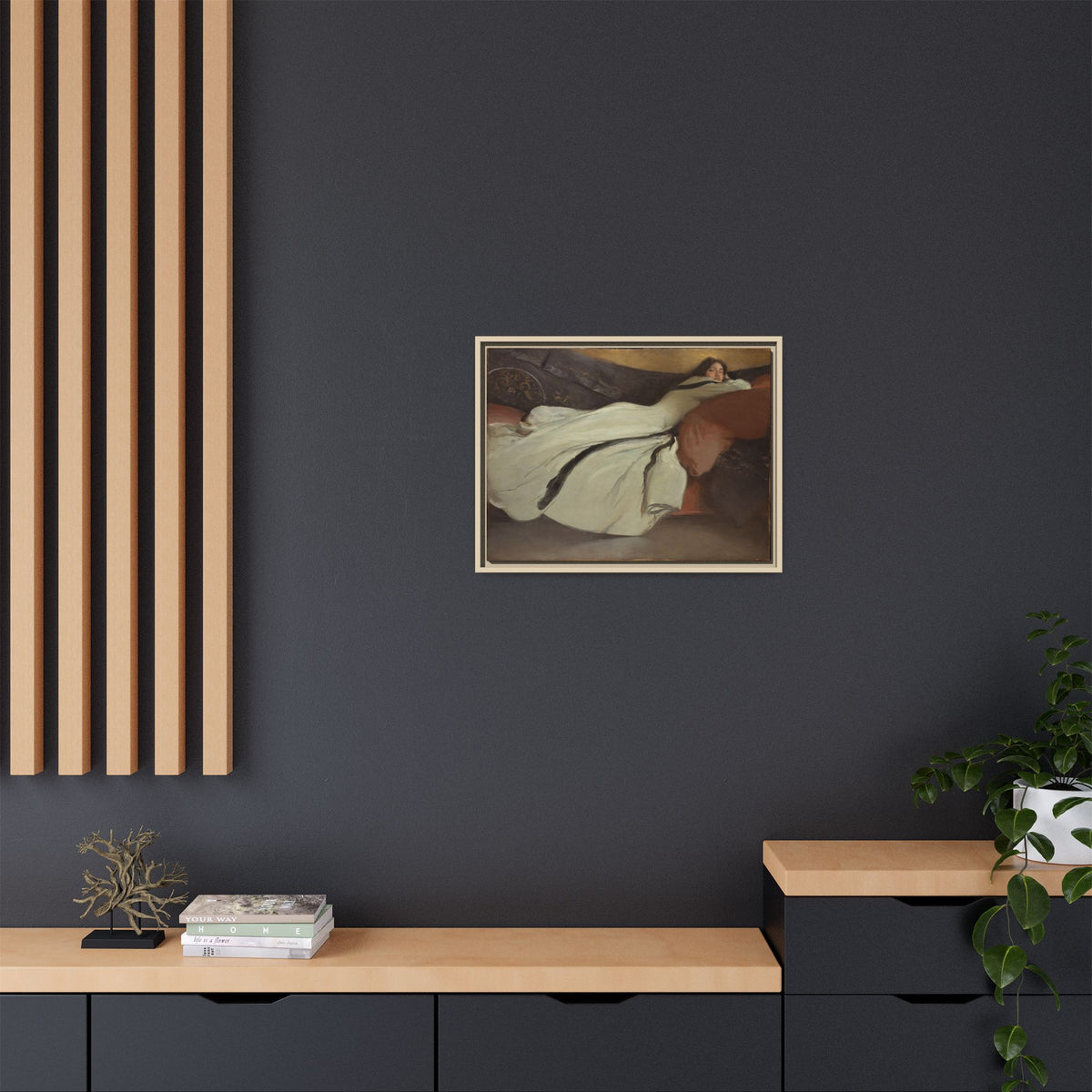 Matte Canvas, Framed (Multi-color)