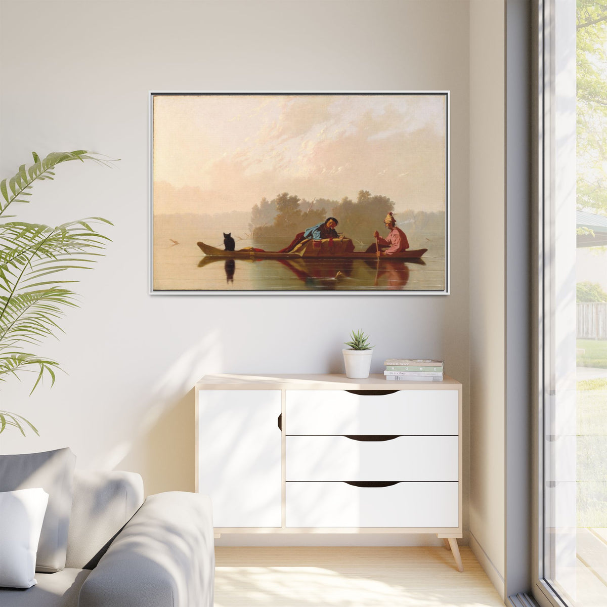 Matte Canvas, Framed (Multi-color)