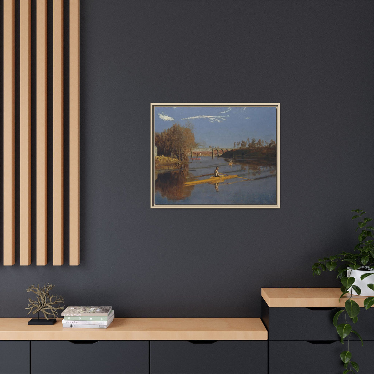Matte Canvas, Framed (Multi-color)