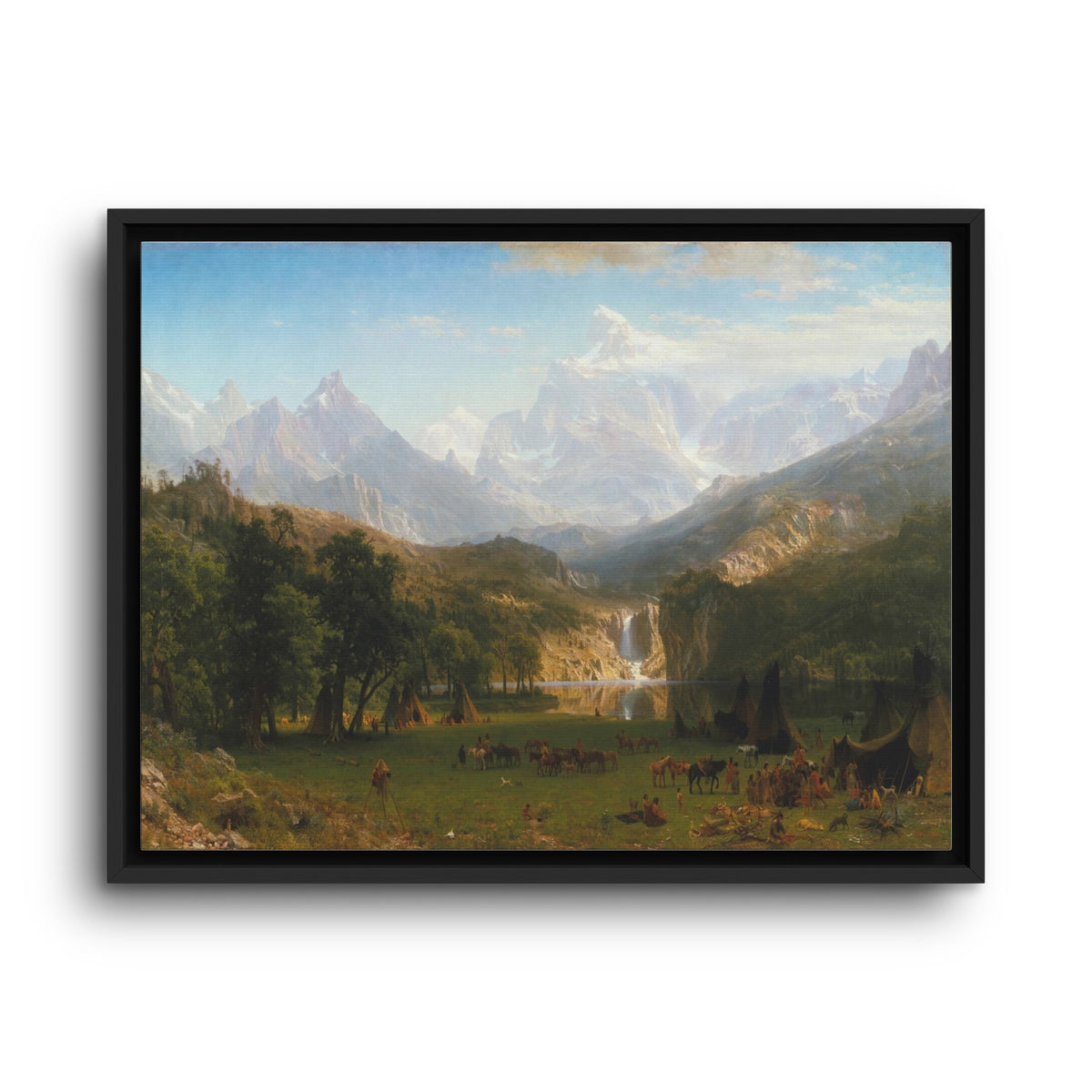 Matte Canvas, Framed (Multi-color)
