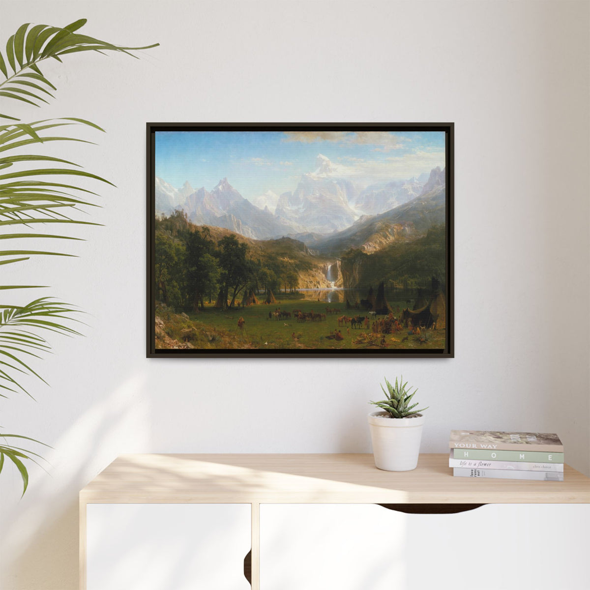 Matte Canvas, Framed (Multi-color)