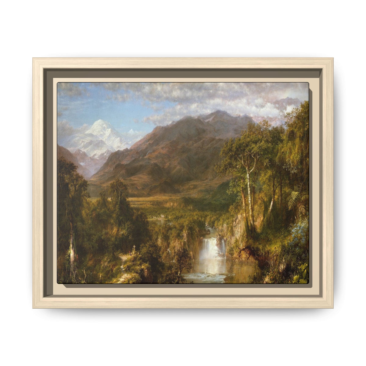 Matte Canvas, Framed (Multi-color)