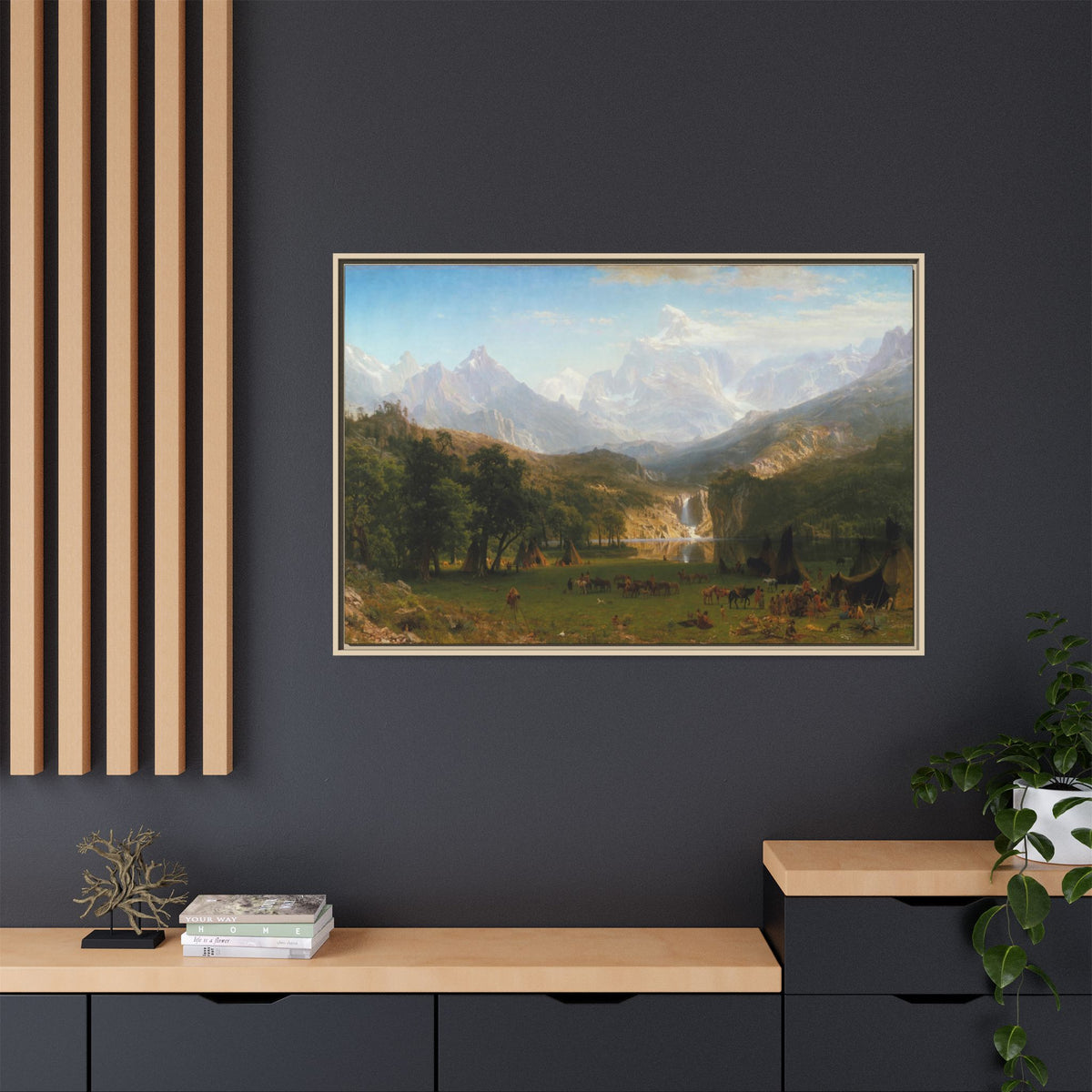 Matte Canvas, Framed (Multi-color)