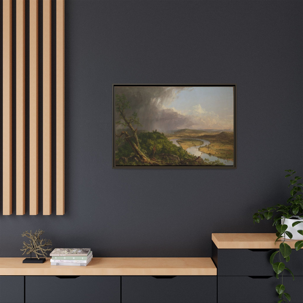Matte Canvas, Framed (Multi-color)