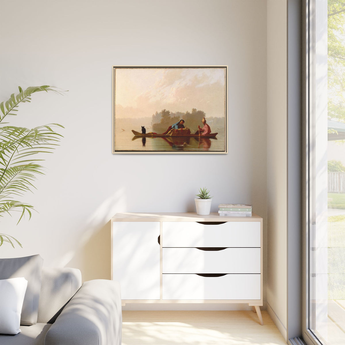 Matte Canvas, Framed (Multi-color)