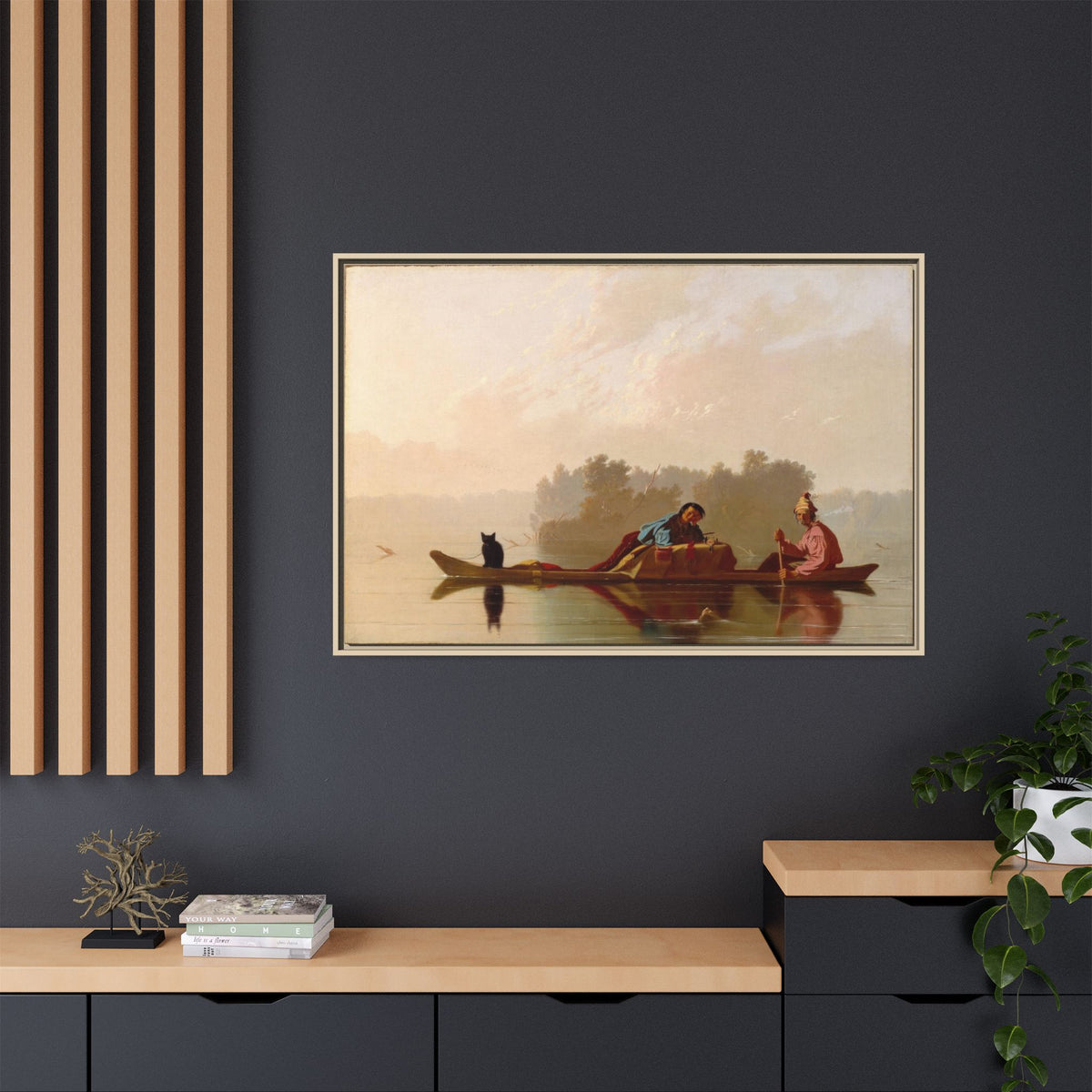 Matte Canvas, Framed (Multi-color)