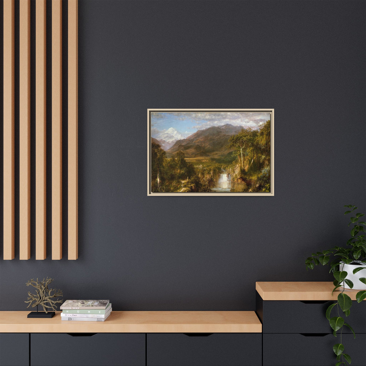 Matte Canvas, Framed (Multi-color)