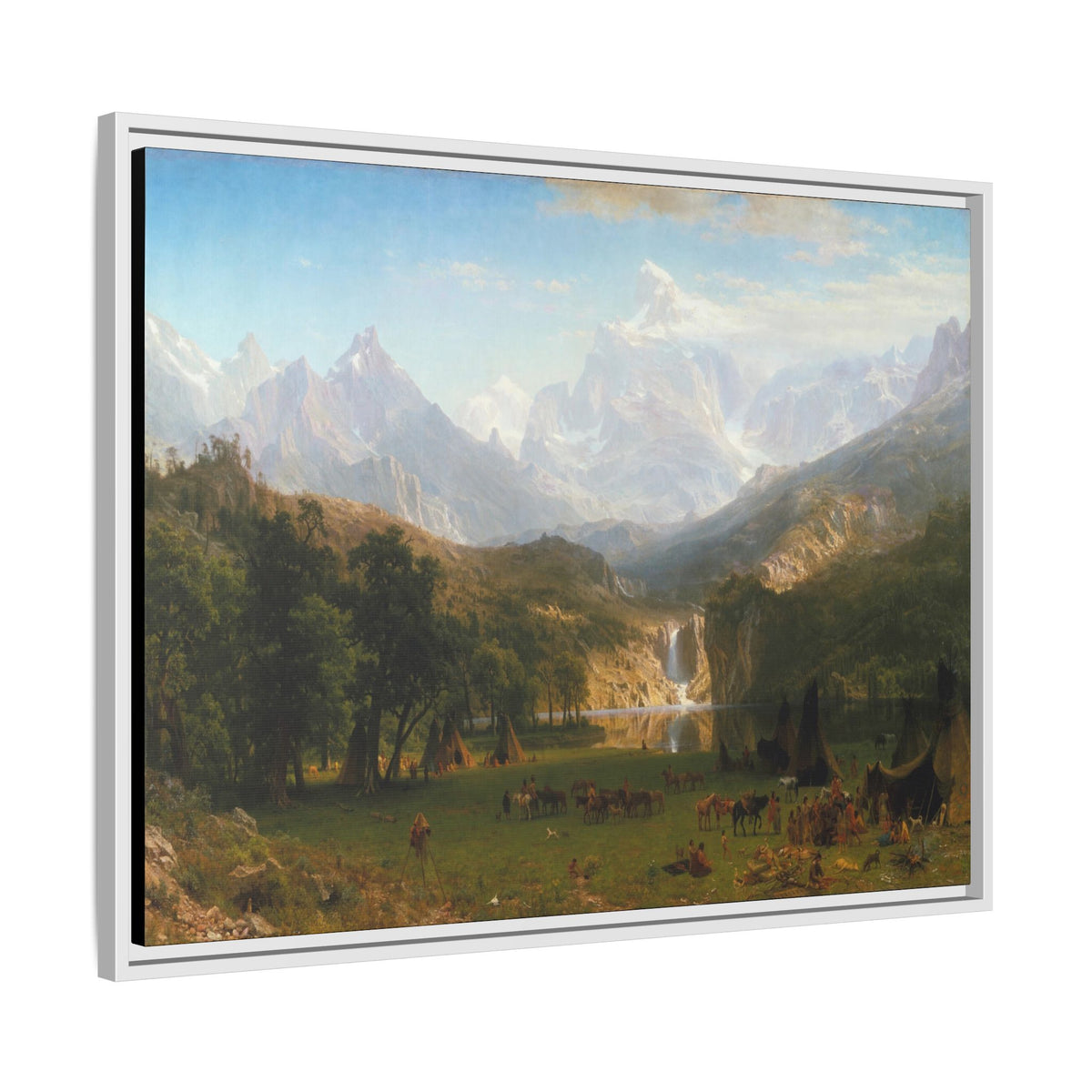 Matte Canvas, Framed (Multi-color)