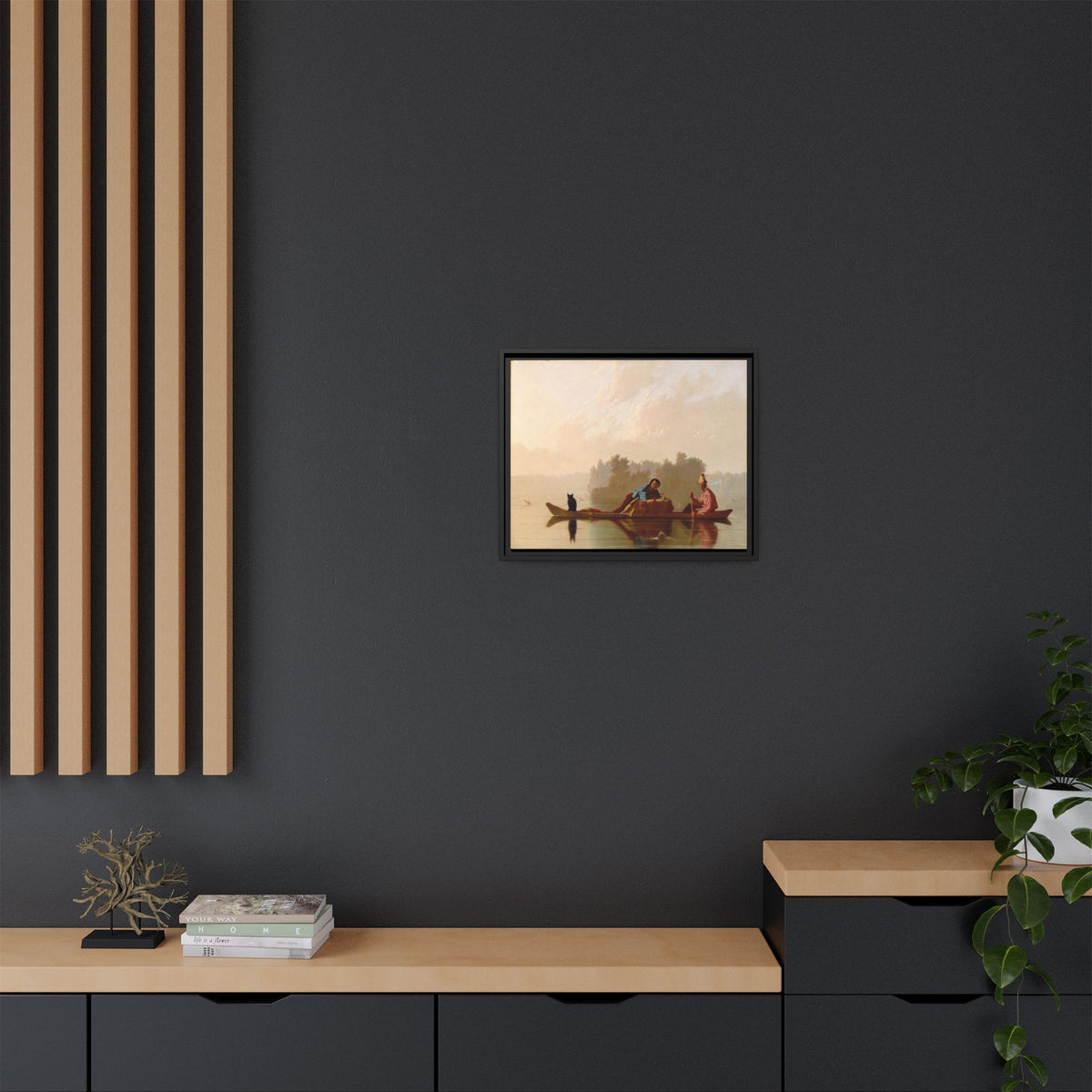 Matte Canvas, Framed (Multi-color)