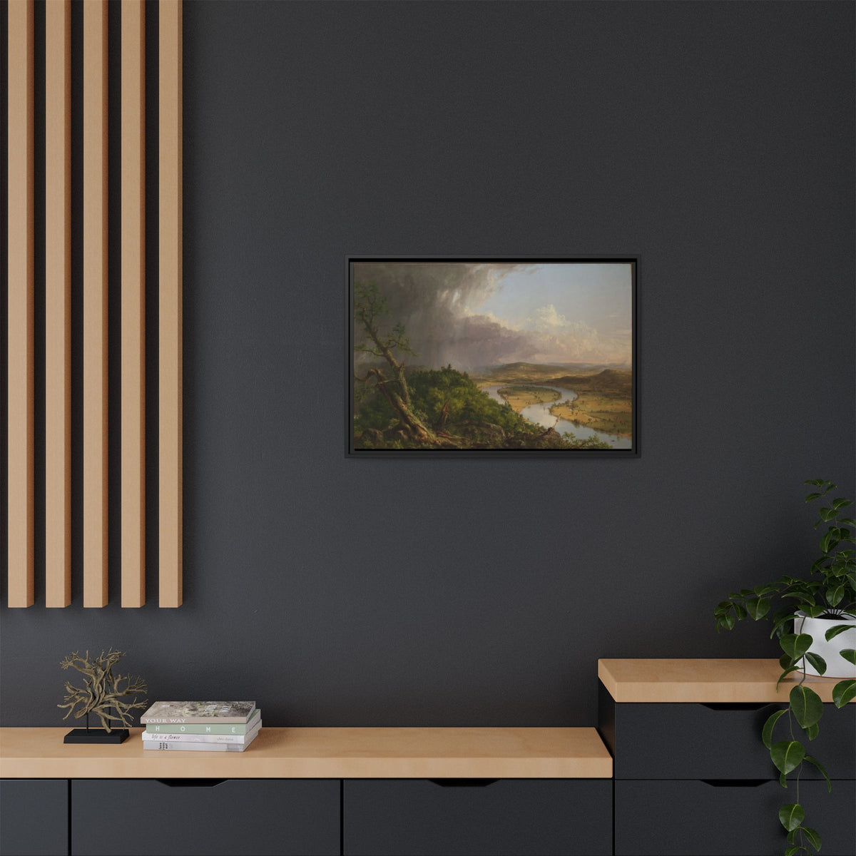 Matte Canvas, Framed (Multi-color)