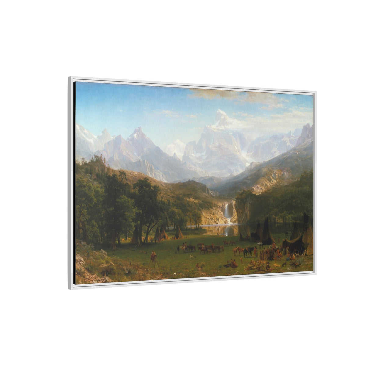 Matte Canvas, Framed (Multi-color)