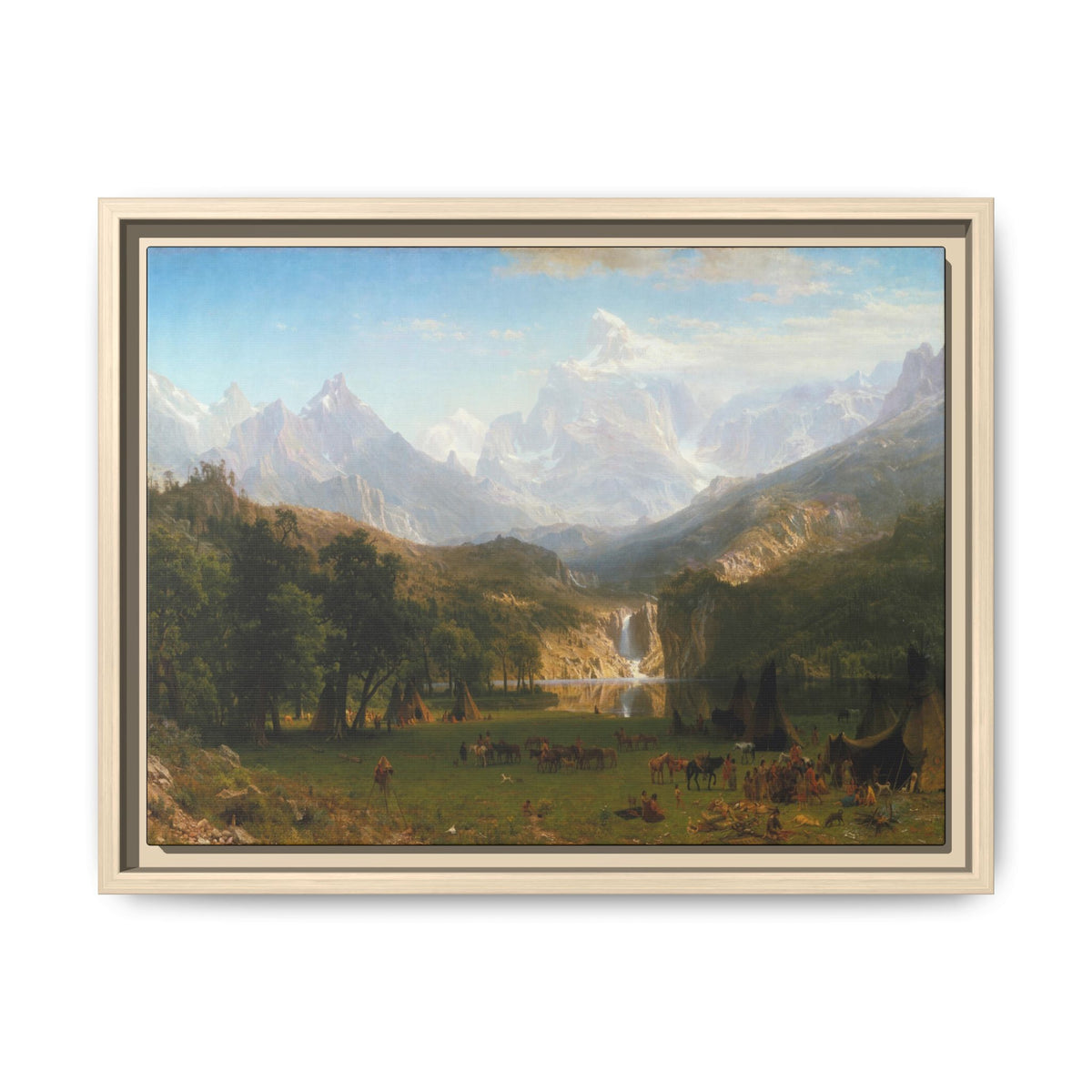 Matte Canvas, Framed (Multi-color)