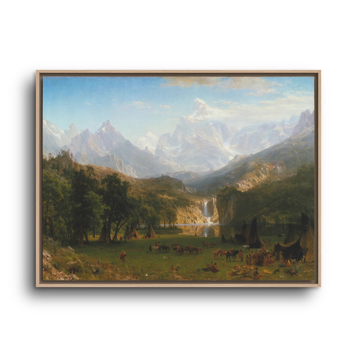 Matte Canvas, Framed (Multi-color)