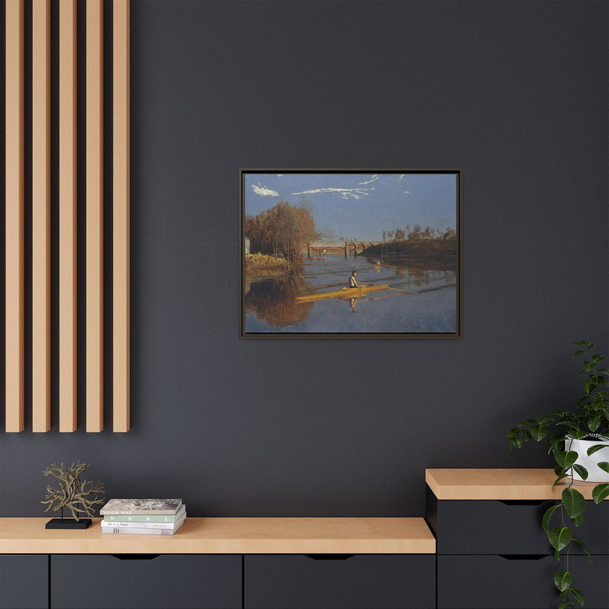 Matte Canvas, Framed (Multi-color)