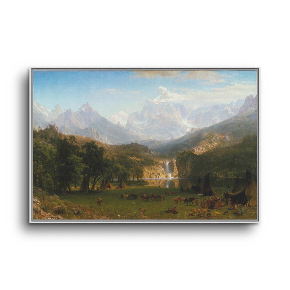 Matte Canvas, Framed (Multi-color)