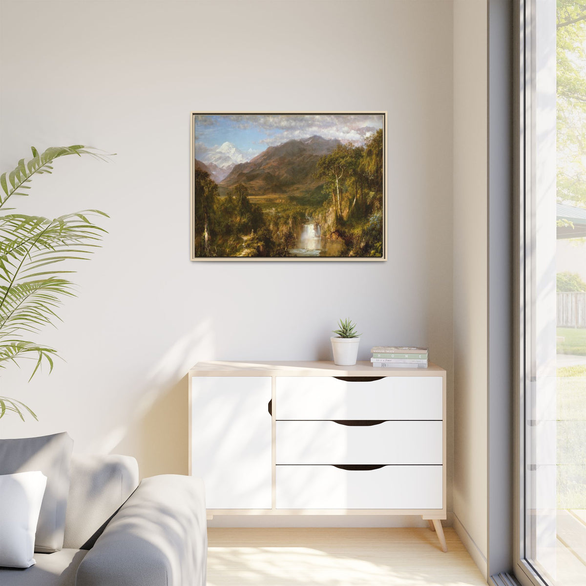 Matte Canvas, Framed (Multi-color)