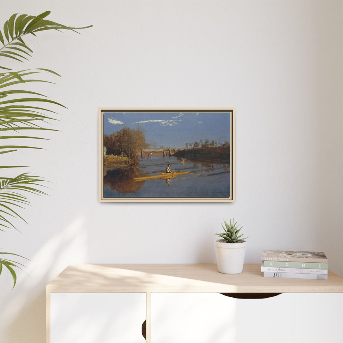 Matte Canvas, Framed (Multi-color)