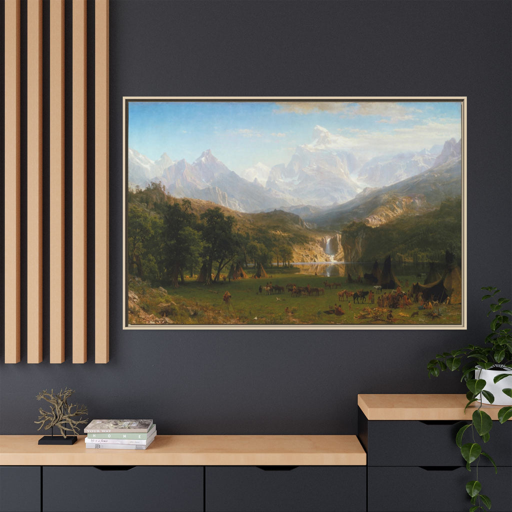 Matte Canvas, Framed (Multi-color)