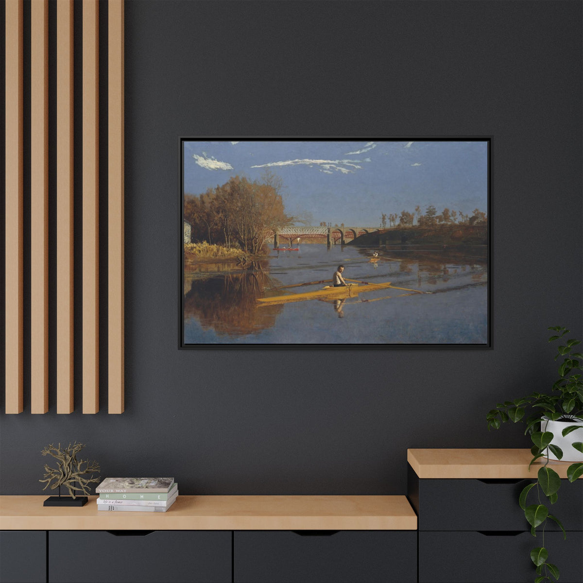 Matte Canvas, Framed (Multi-color)