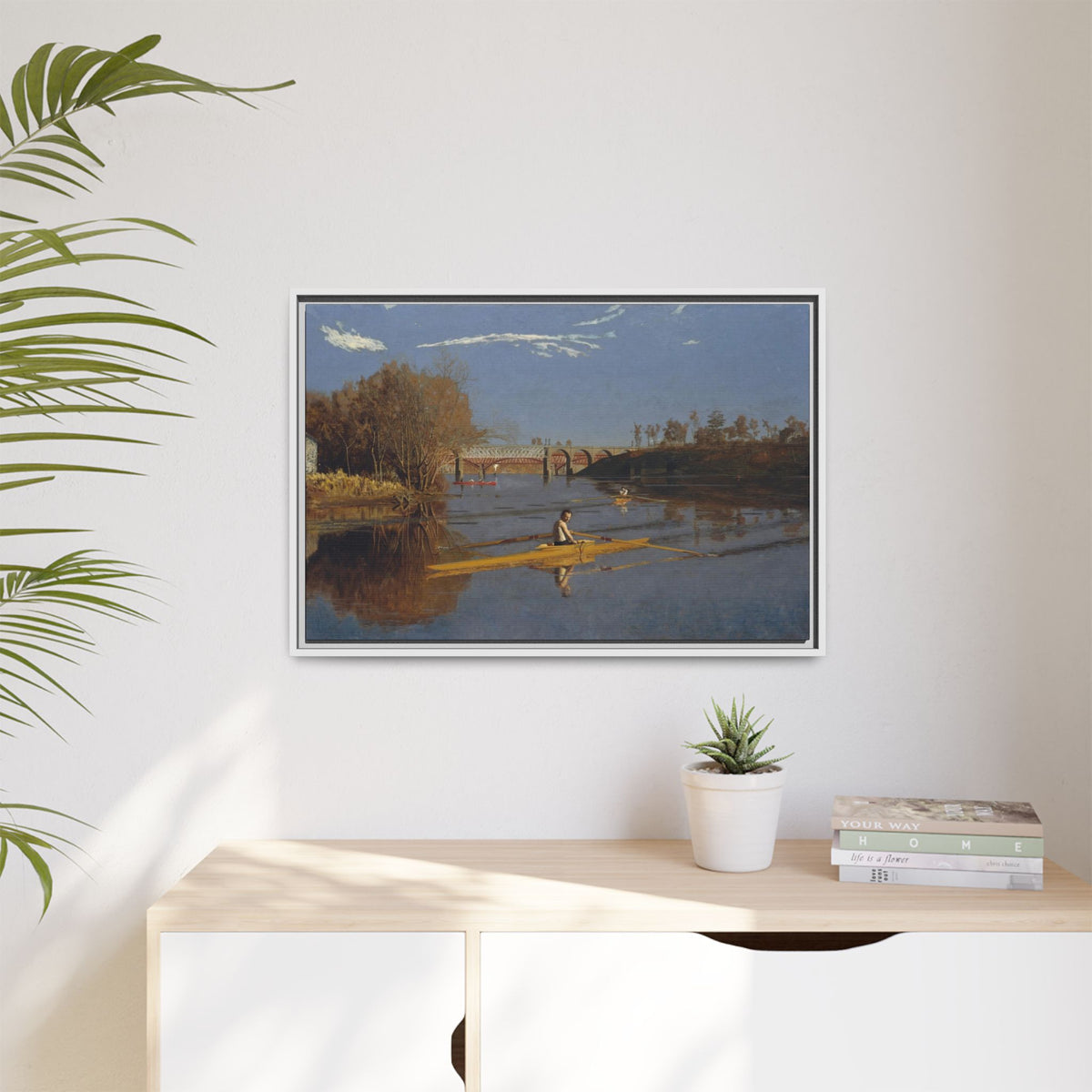 Matte Canvas, Framed (Multi-color)