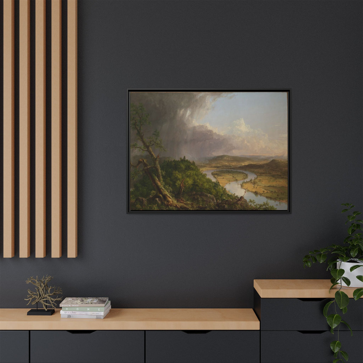 Matte Canvas, Framed (Multi-color)