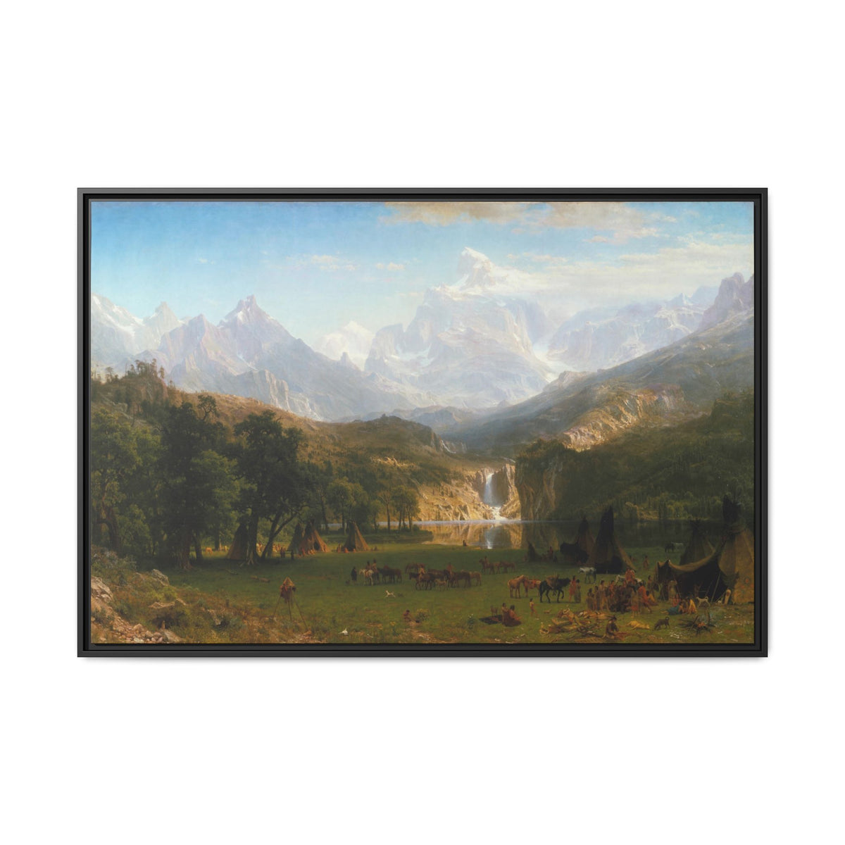 Matte Canvas, Framed (Multi-color)