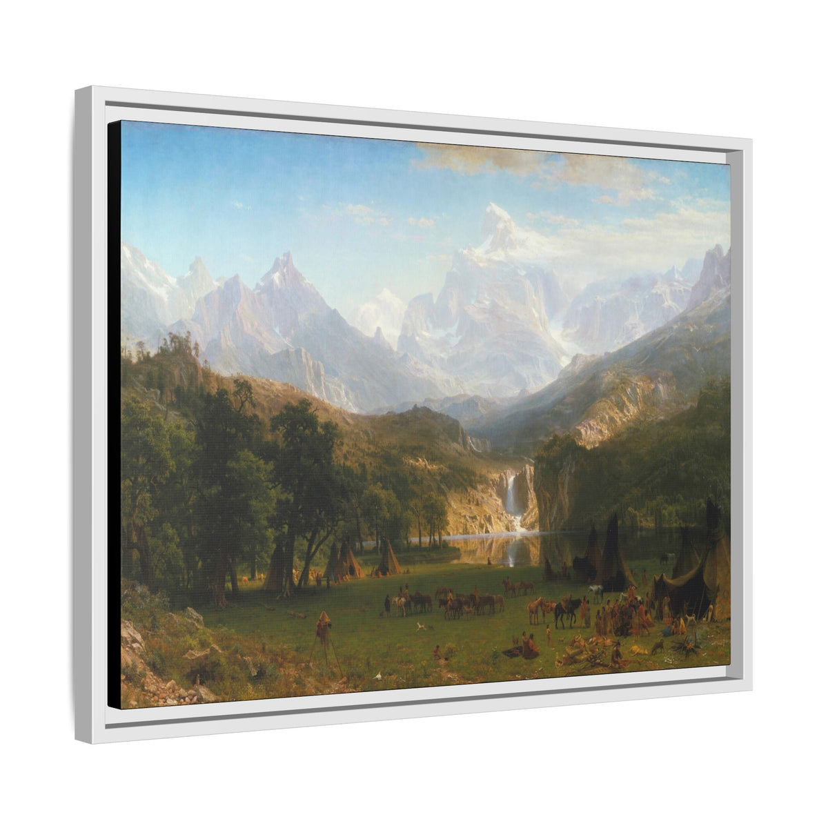 Matte Canvas, Framed (Multi-color)