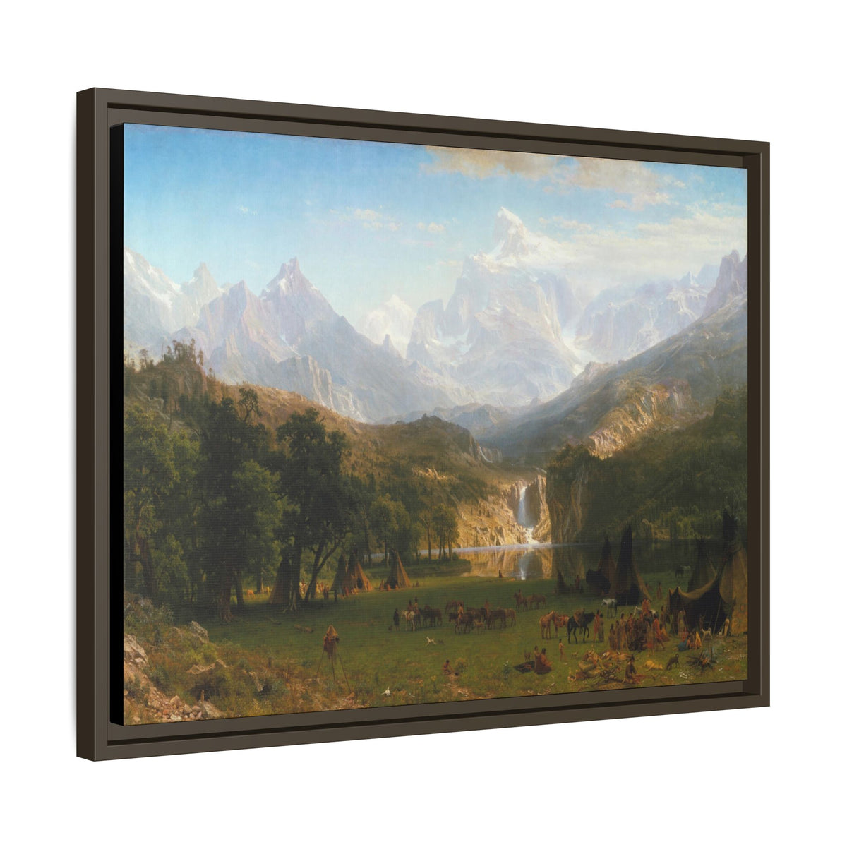 Matte Canvas, Framed (Multi-color)