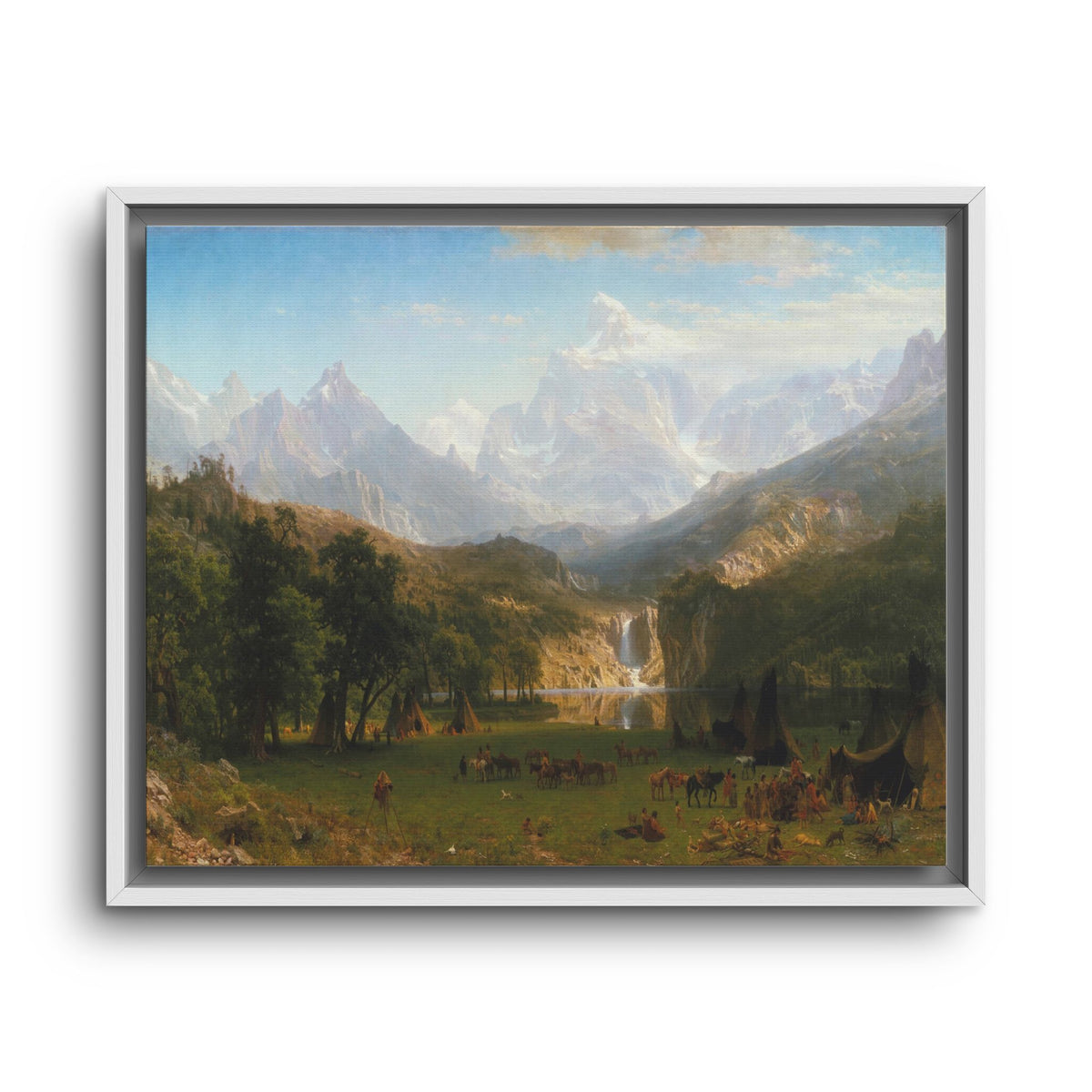 Matte Canvas, Framed (Multi-color)
