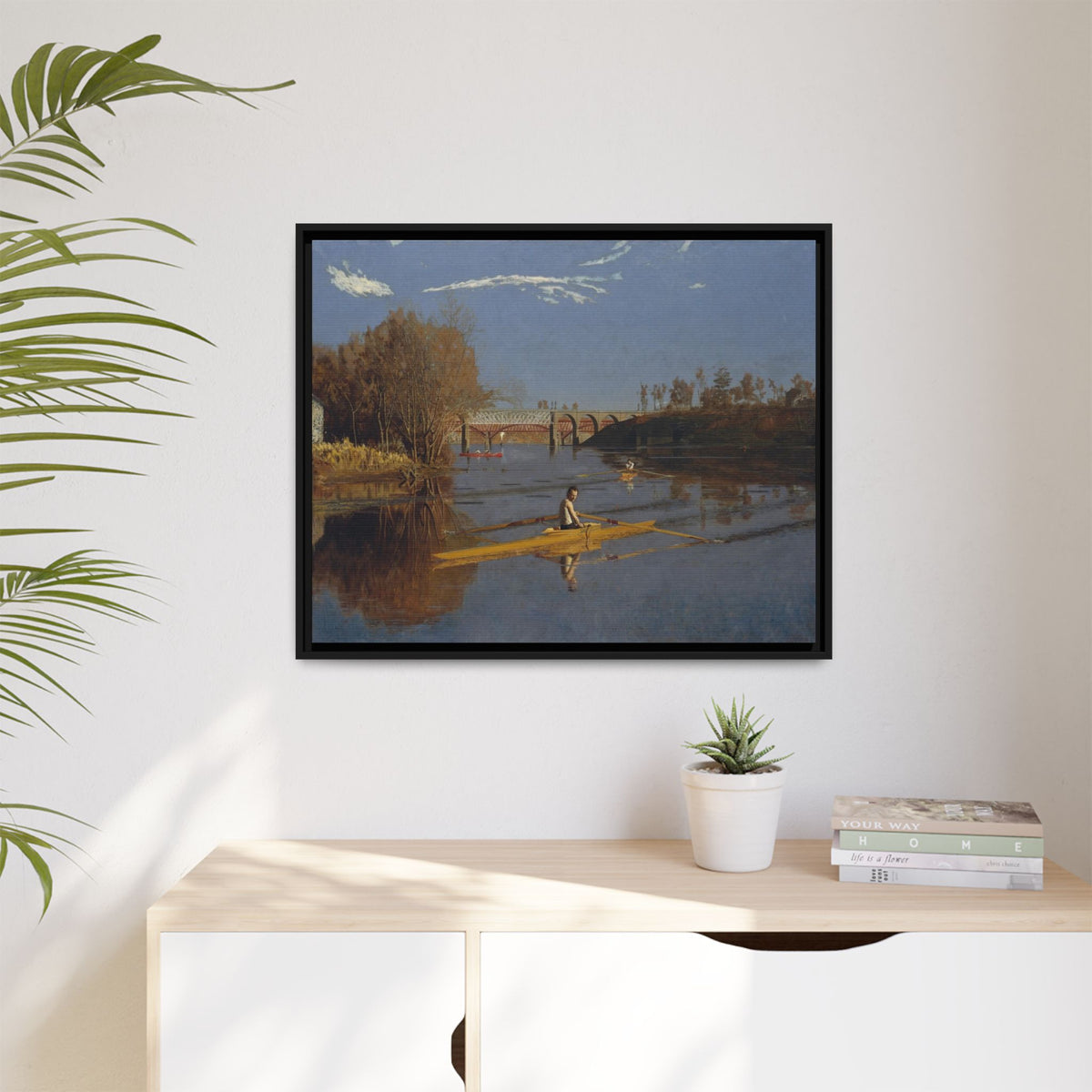Matte Canvas, Framed (Multi-color)