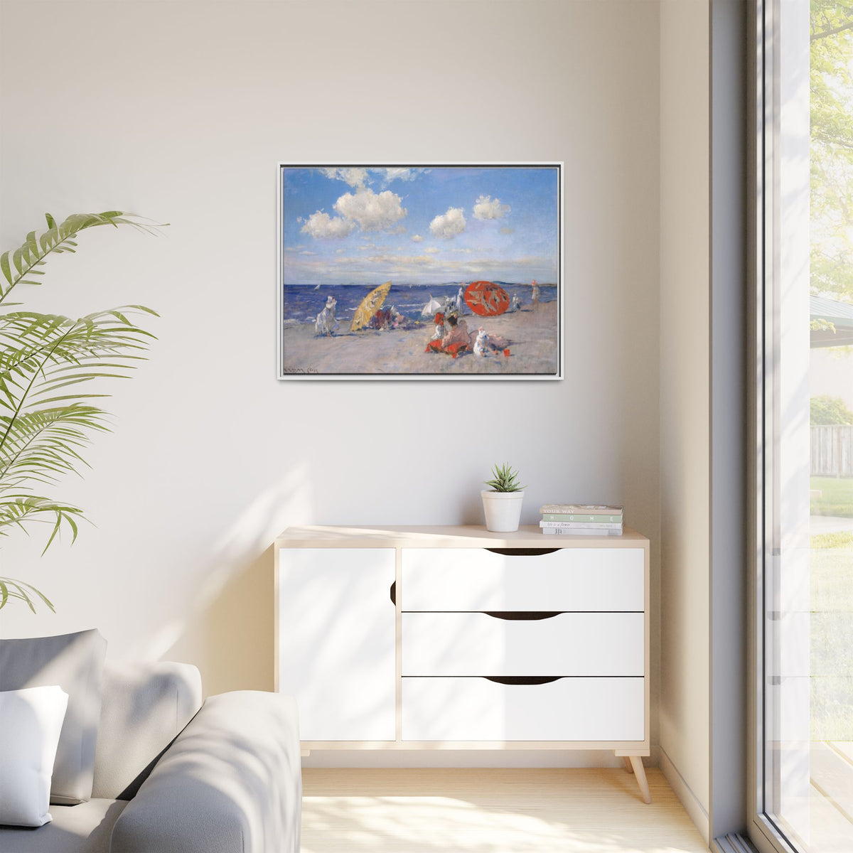 Matte Canvas, Framed (Multi-color)