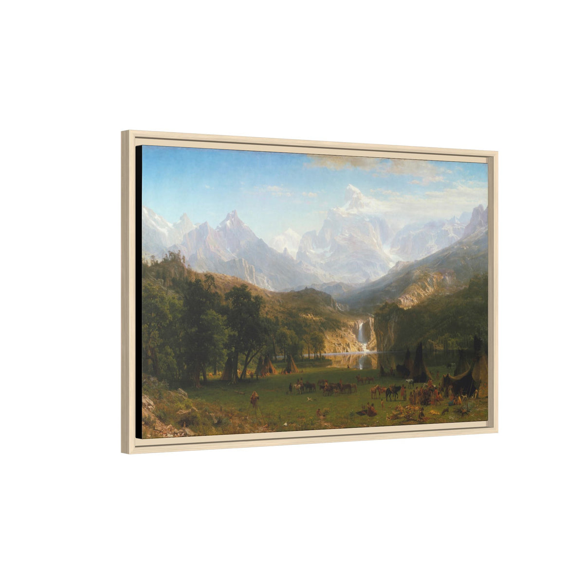 Matte Canvas, Framed (Multi-color)
