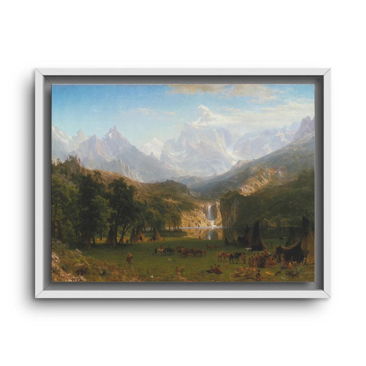 Matte Canvas, Framed (Multi-color)