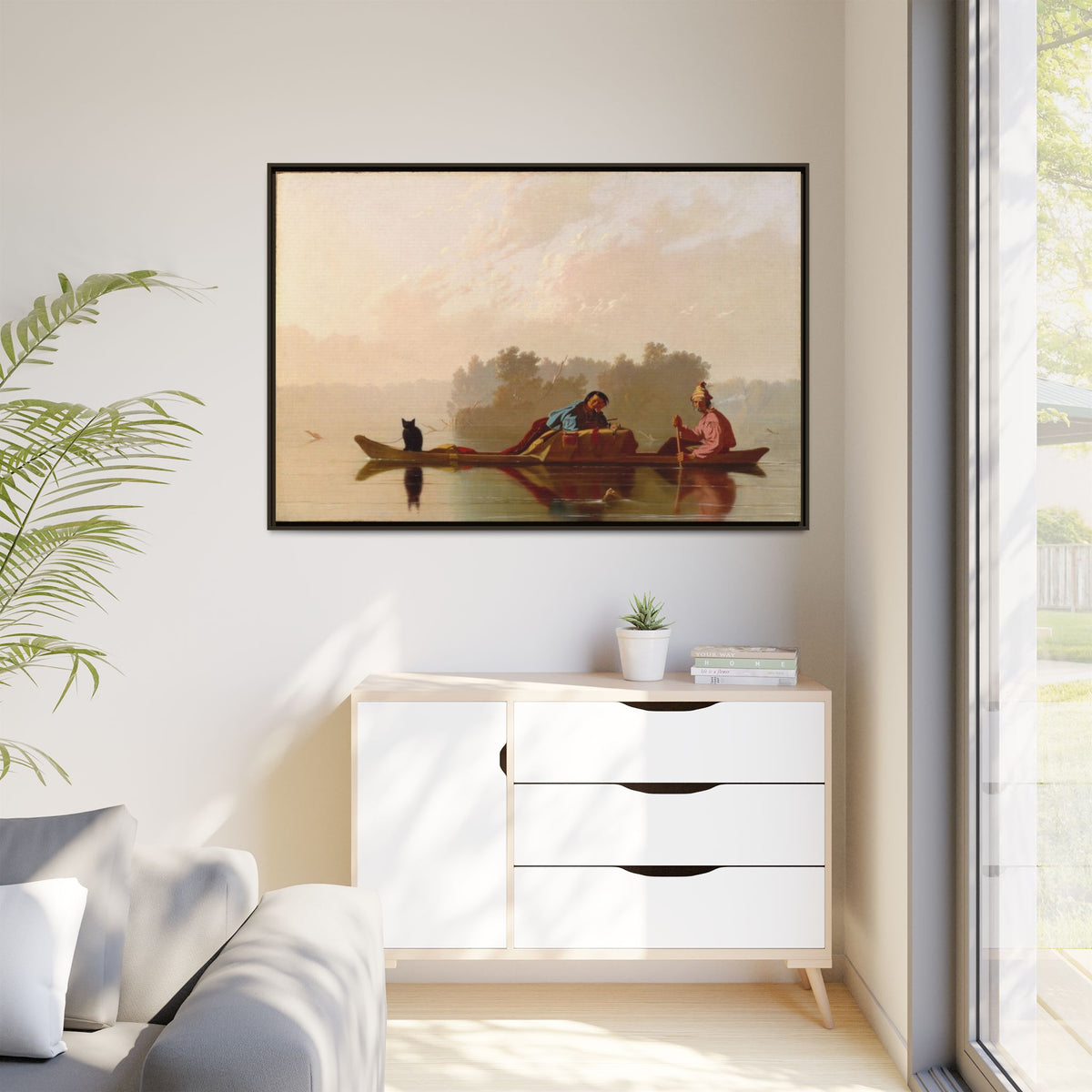 Matte Canvas, Framed (Multi-color)