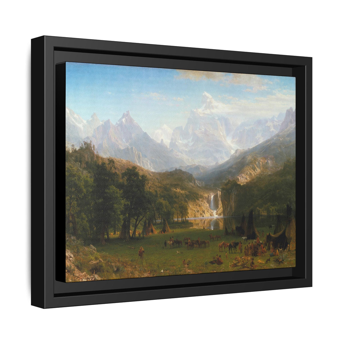 Matte Canvas, Framed (Multi-color)