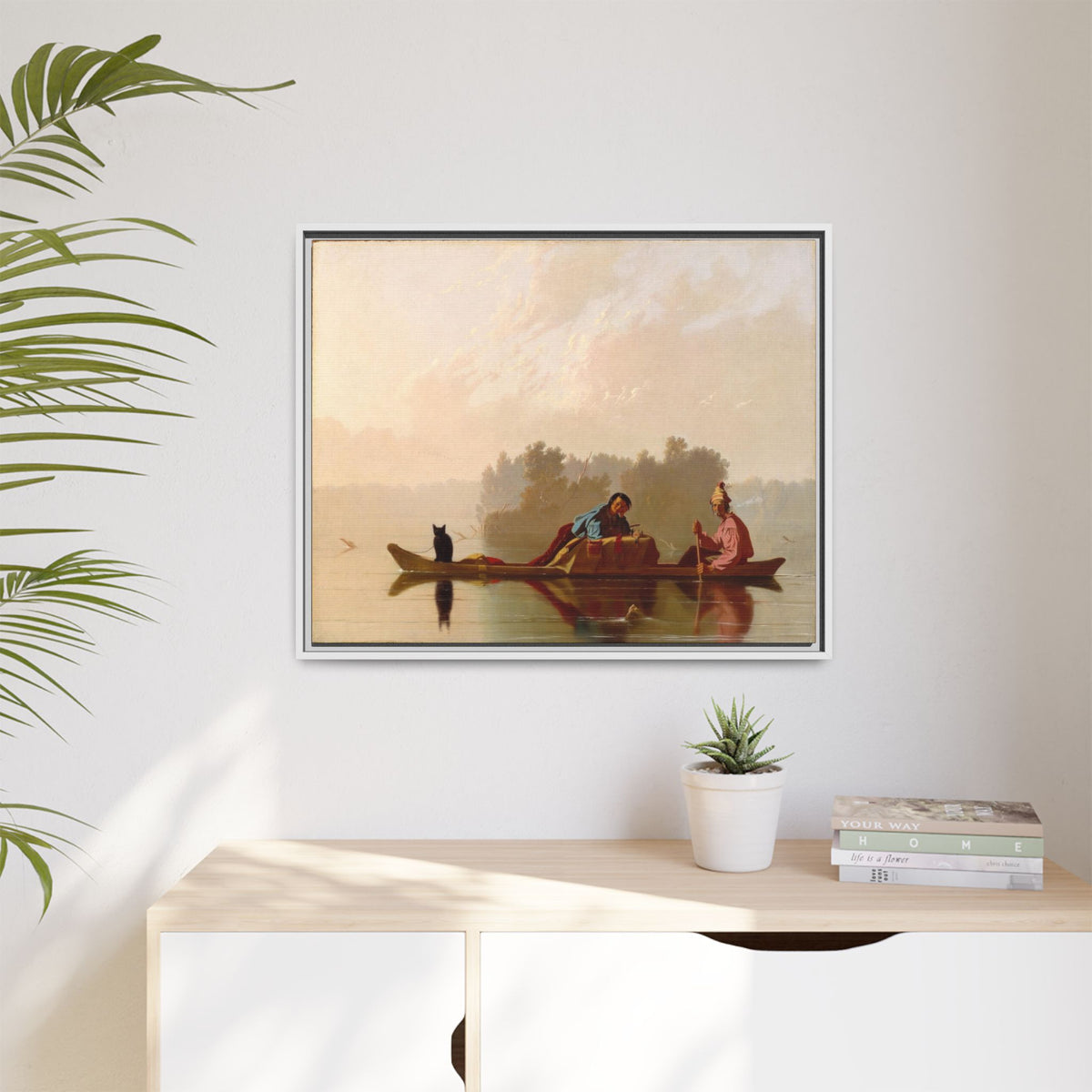Matte Canvas, Framed (Multi-color)