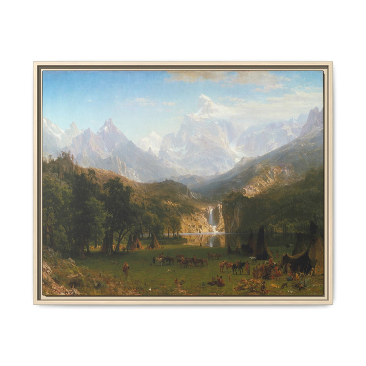 Matte Canvas, Framed (Multi-color)